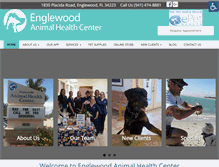 Tablet Screenshot of englewoodanimalhealthcenter.com